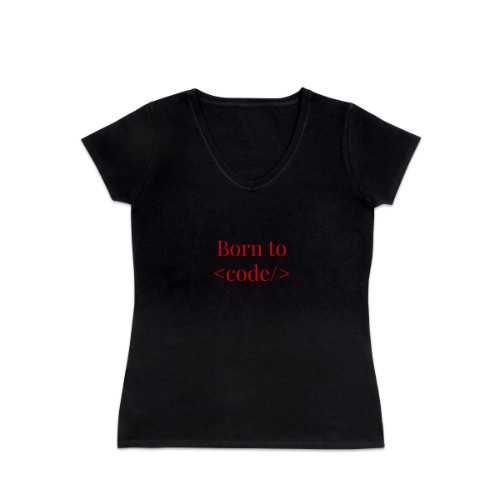 T-shirt dam svart