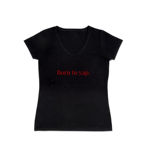 T-shirt dame sort