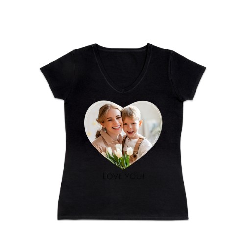 T-shirt femme noir