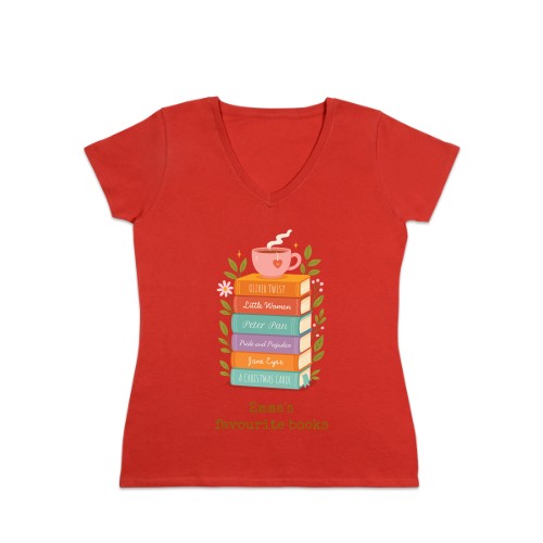 Lovely Book Stack - Text Only