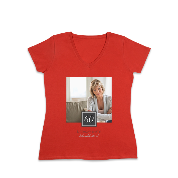 T-shirt dam röd T-shirt dam röd