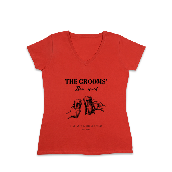 Frauen T-Shirt Rot Frauen T-Shirt Rot