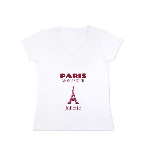 T-shirt femme blanc