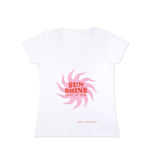 T-shirt dame hvid T-shirt dame hvid