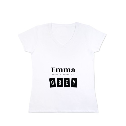 T-shirt femme blanc