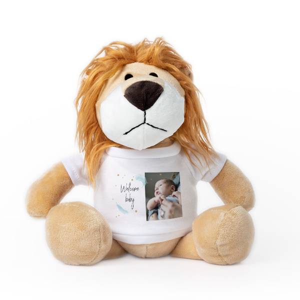 Kuscheltier Löwe mit Foto-Shirt Kuscheltier Löwe mit Foto-Shirt