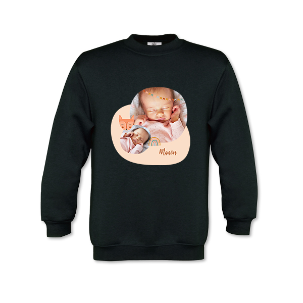 Sweatshirt enfant Noir Sweatshirt enfant Noir