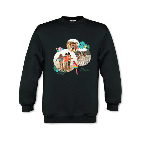 Sweatshirt enfant Noir Sweatshirt enfant Noir