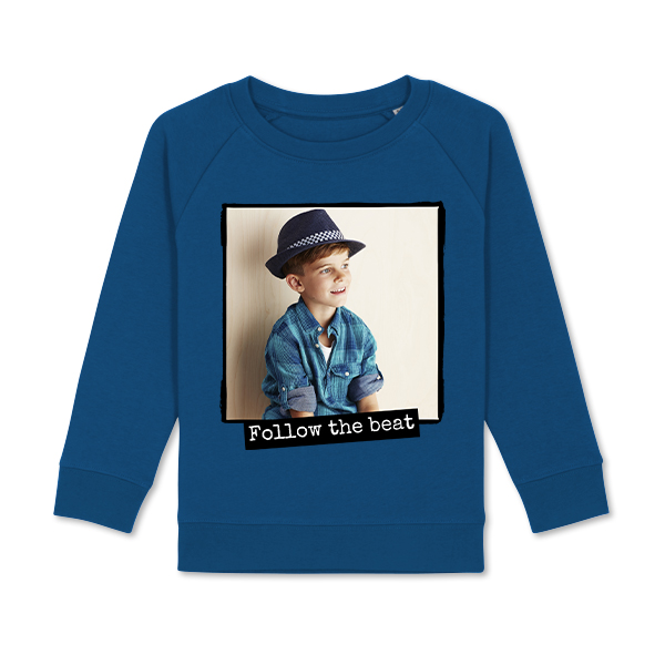 Sweat-shirt Enfant Bleu de cobalt