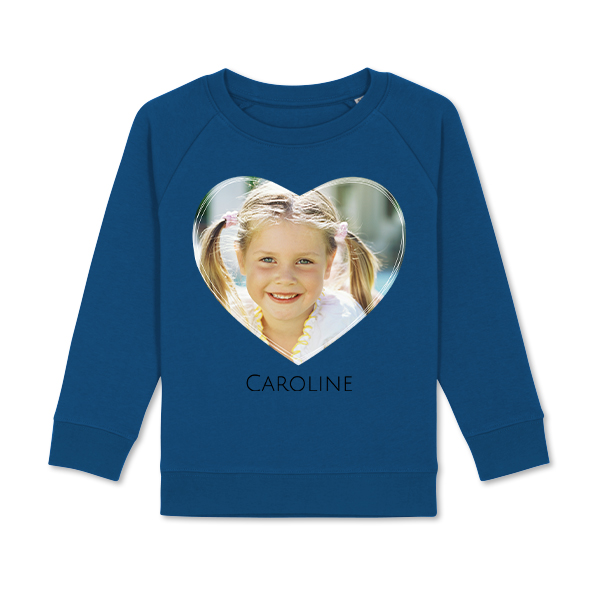 Sweat-shirt Enfant Bleu de cobalt