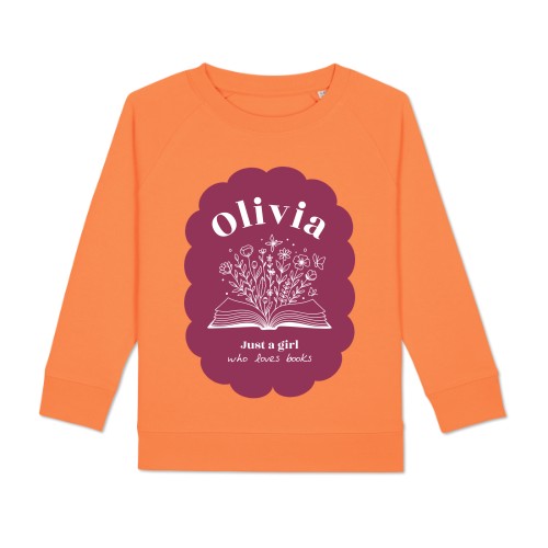 Sweat-shirt Enfant Orange Sweat-shirt Enfant Orange