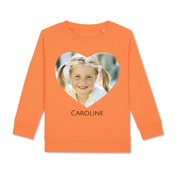 Sweat-shirt Enfant Orange