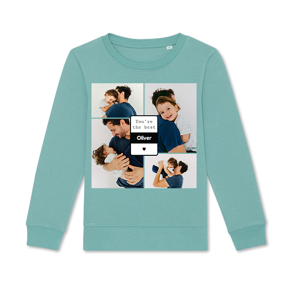 Sweater Kind Groenblauw