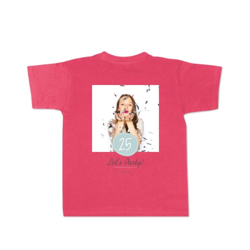 T-shirt Kids Pink Back