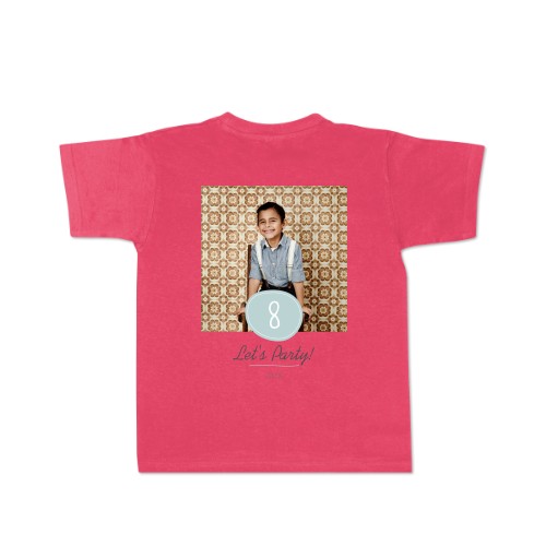 T-shirt barn rosa Baksida