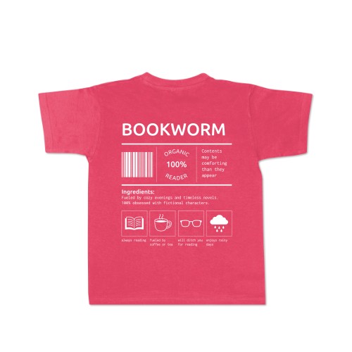 T-shirt enfant rose Arrière T-shirt enfant rose Arrière