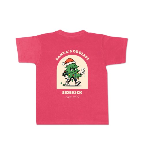 Kinder T-Shirt Pink Rückseite