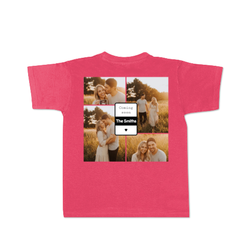T-shirt til børn lyserød Bagside T-shirt til børn lyserød Bagside