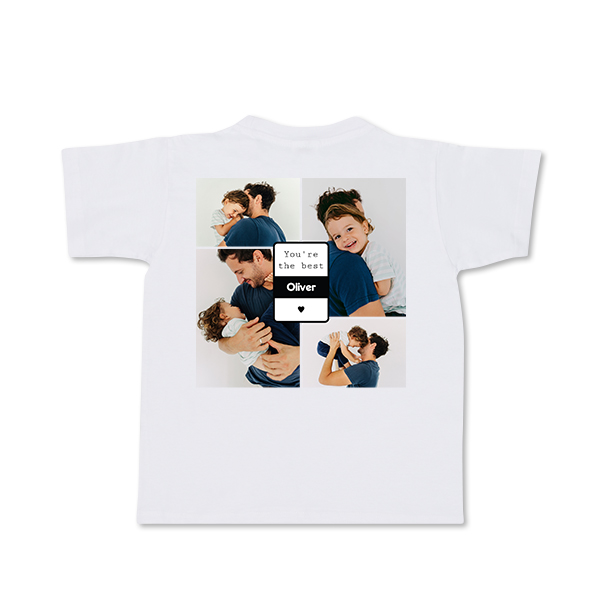 T-shirt Kids White Back T-shirt Kids White Back