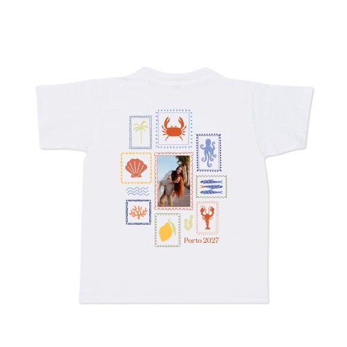 T-shirt Kids White Back T-shirt Kids White Back