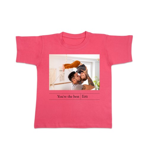 T-shirt enfant rose