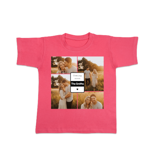 T-shirt til børn lyserød T-shirt til børn lyserød