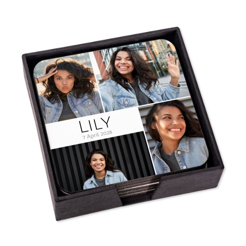 Sous-verres luxe carrés