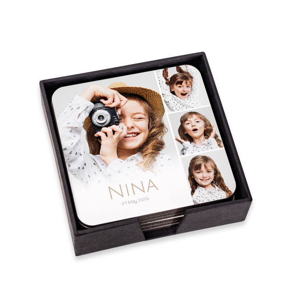 Sous-verres luxe carrés