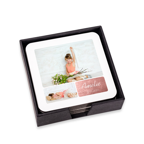 Sous-verres luxe carrés Sous-verres luxe carrés