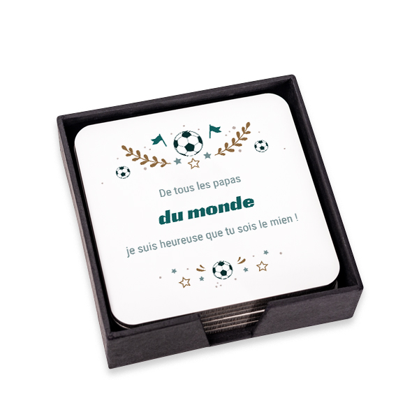 Sous-verres luxe carrés