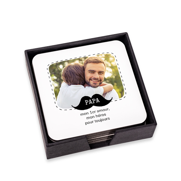 Sous-verres luxe carrés Sous-verres luxe carrés