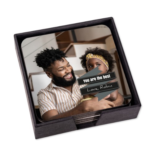 Sous-verres luxe carrés