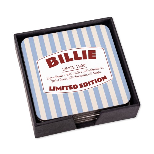 Retro Namelabel Stripes - Text only