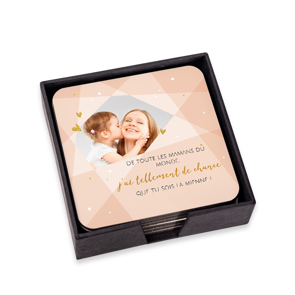 Sous-verres luxe carrés Sous-verres luxe carrés
