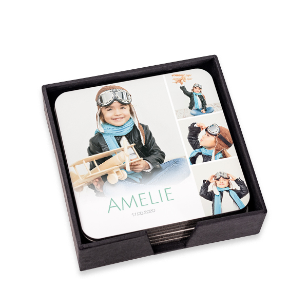 Sous-verres luxe carrés Sous-verres luxe carrés