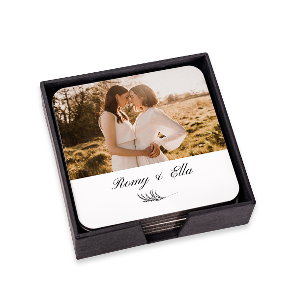 Sous-verres luxe carrés