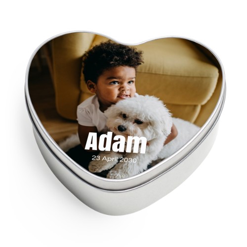 Cookie Tin Heart Cookie Tin Heart