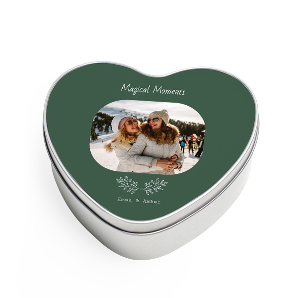 Cookie Tin Heart Cookie Tin Heart