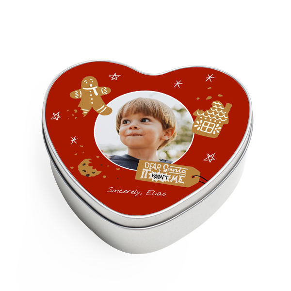 Koekjestrommel hartvormig
