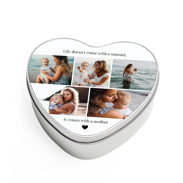 Cookie Tin Heart Cookie Tin Heart