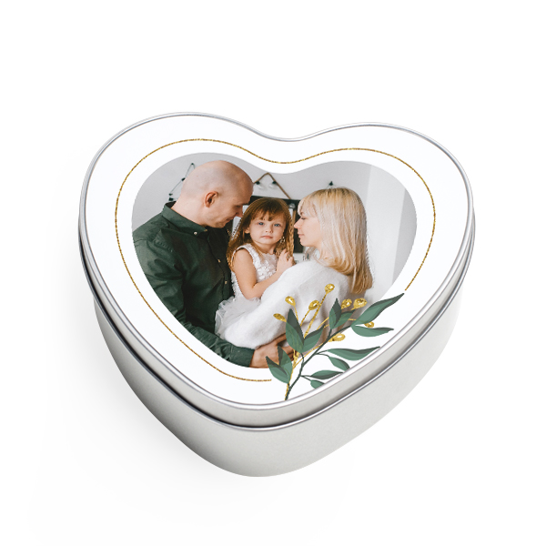 Cookie Tin Heart Cookie Tin Heart