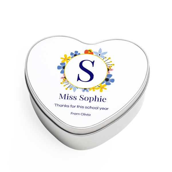 Cookie Tin Heart Cookie Tin Heart