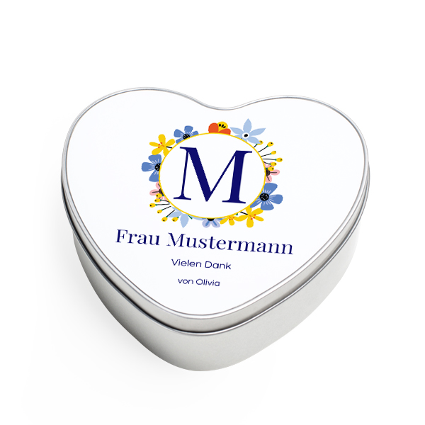 Keksdose herzförmig