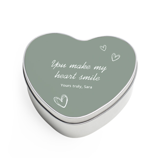 Cookie Tin Heart