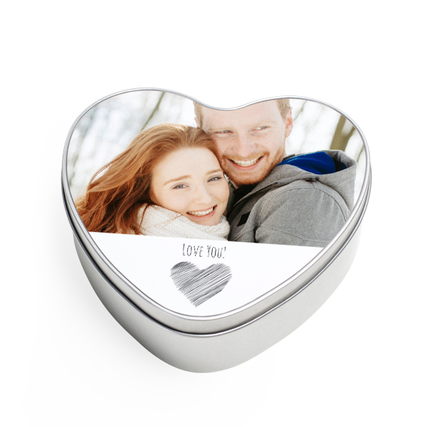 Cookie Tin Heart