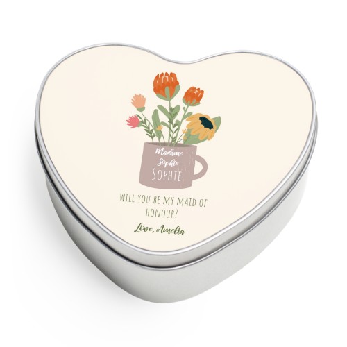 Boîte à biscuits coeur