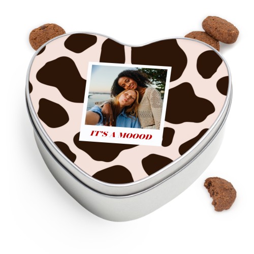 Cookie Tin Heart with Generous cookies Cookie Tin Heart with Generous cookies