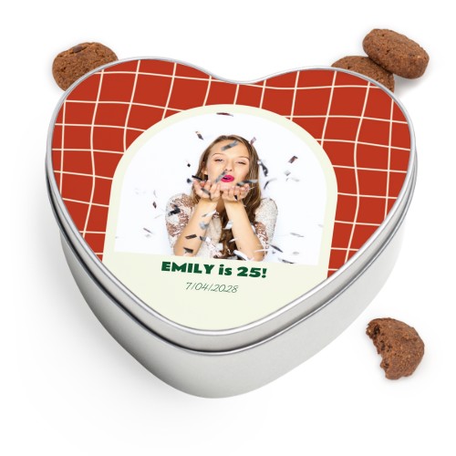 Cookie Tin Heart with Generous cookies