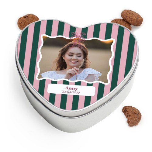Cookie Tin Heart with Generous cookies