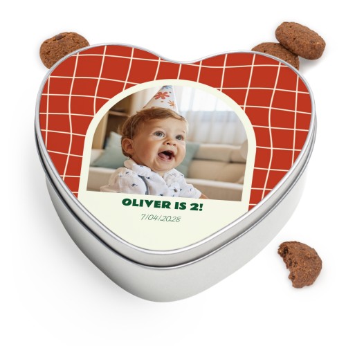 Cookie Tin Heart with Generous cookies